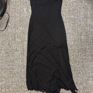 Hollister Strapless Black Dress